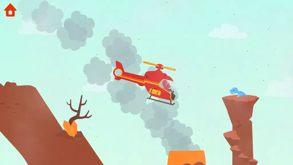 Dinosaur Helicopter Kids Games Screenshot3