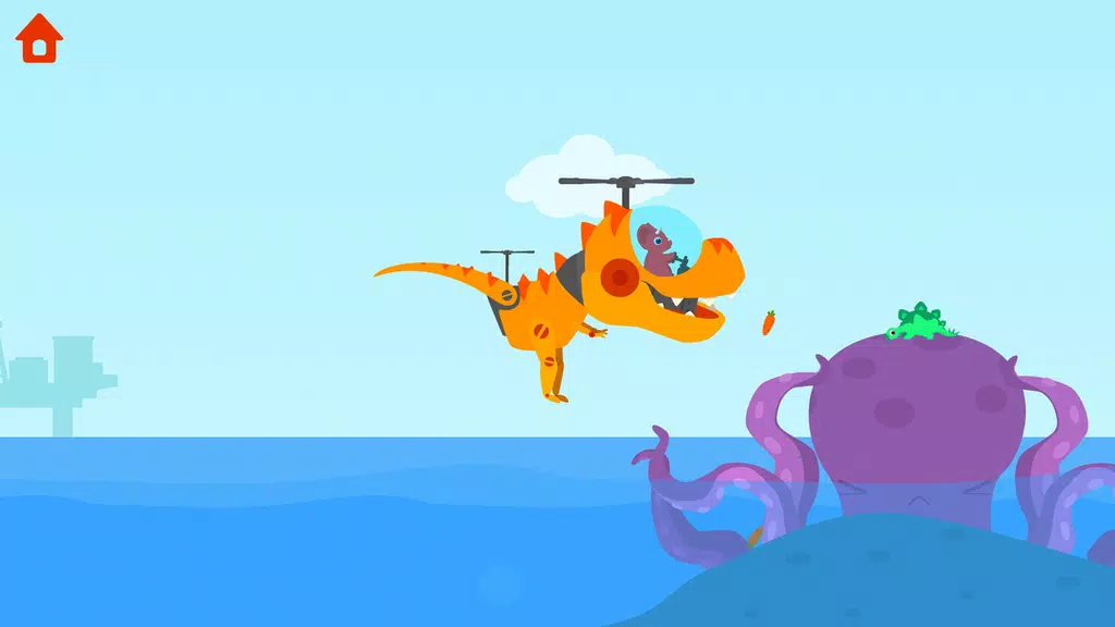 Dinosaur Helicopter Kids Games Screenshot4