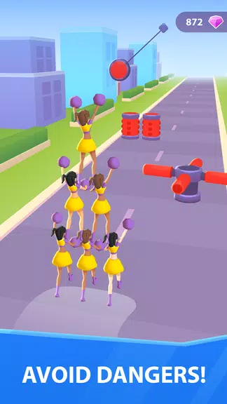 Cheerleader Run 3D Screenshot3