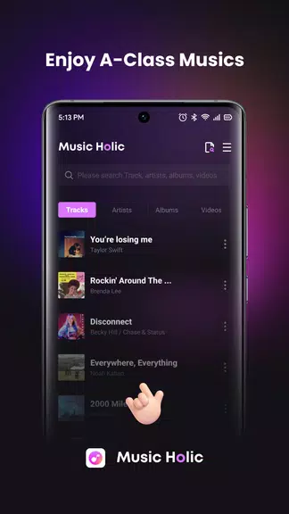 Music Holic-Offline Music Screenshot1