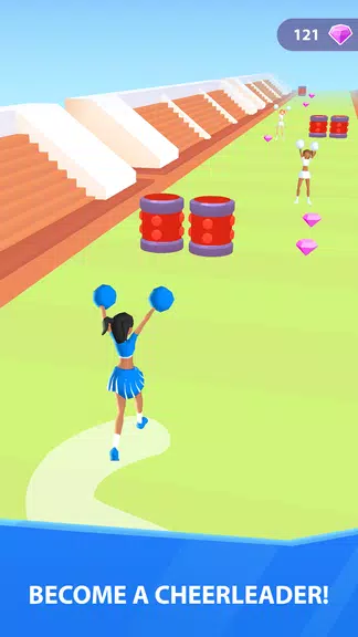 Cheerleader Run 3D Screenshot1