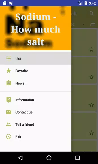 Sodium - How much salt Screenshot2