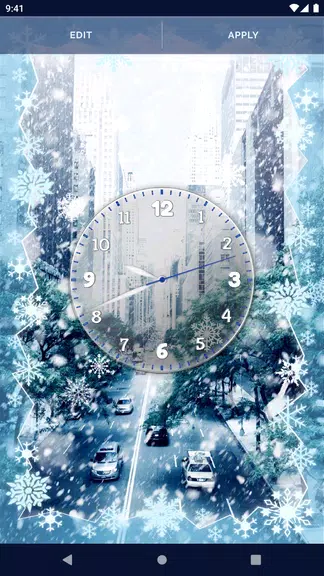 Snowy Winter Live Wallpaper Screenshot3