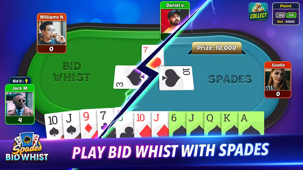 Bid Whist Spades Classic Games Screenshot2