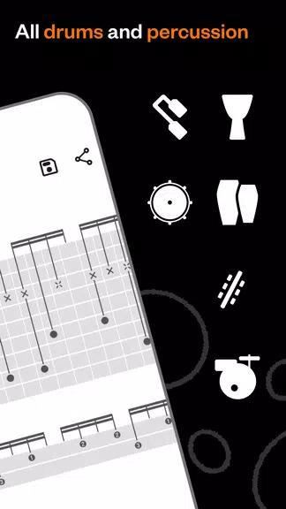 Drum Notes - beats music sheet Screenshot3