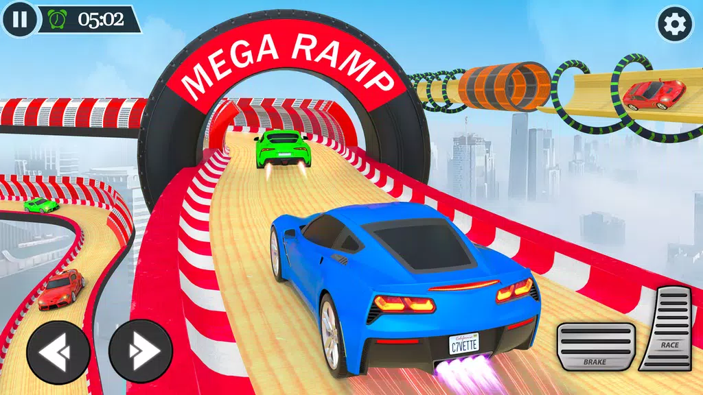 Mega Ramps Stunt Car Games 3D Screenshot2