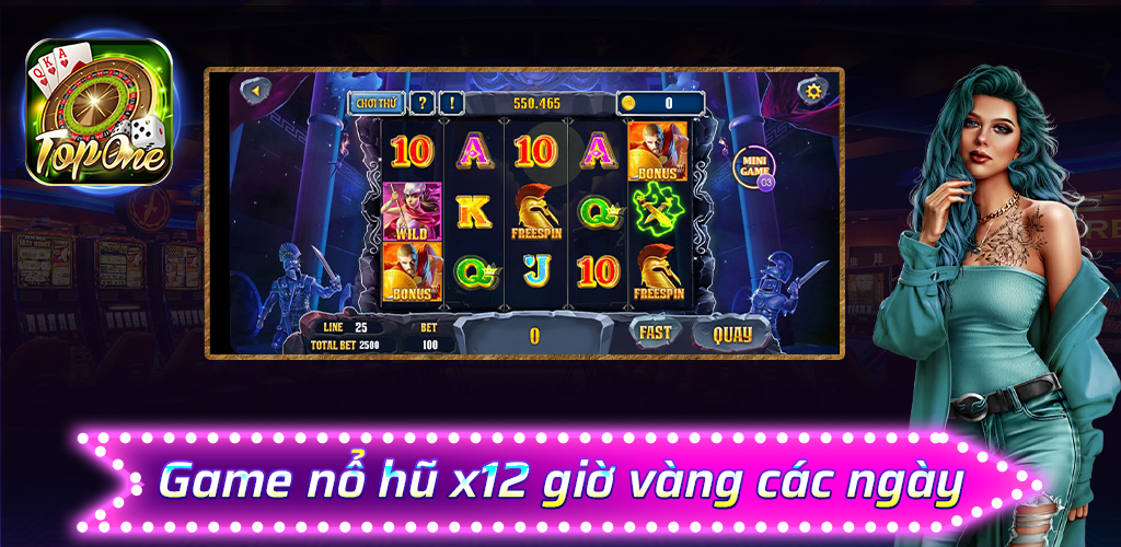 TopOne: Slots, Nổ Hũ, Đánh Bài Screenshot1