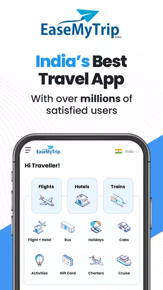 EaseMyTrip Flight, Hotel, Bus Screenshot1
