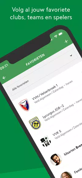 Voetbal.nl - De officiële app Screenshot1