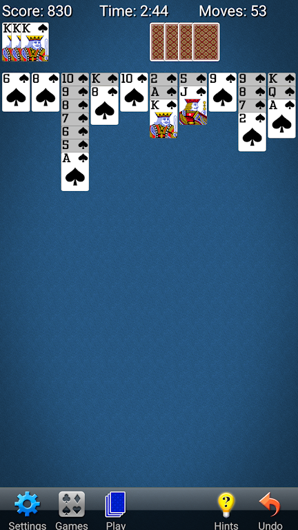 Spider Solitaire - Classical Screenshot1