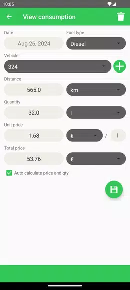 Fuel Consumption Screenshot3