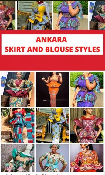 Ankara Skirt & Blouse Styles Screenshot1