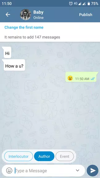 Fake Chat Story Messenger Screenshot4