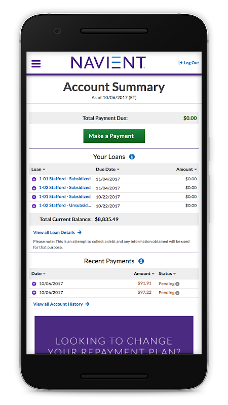 Navient Loans Screenshot4