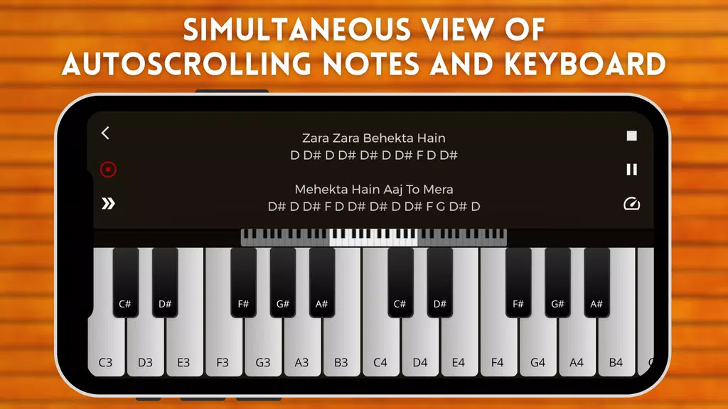 Play Piano : Piano Notes Hindi Screenshot1