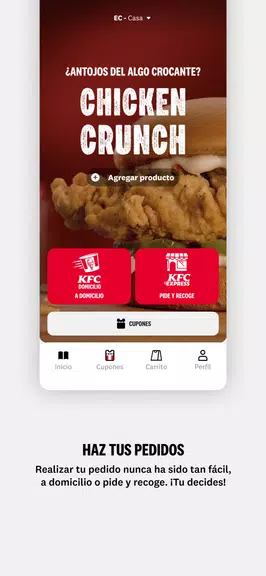 KFC APP - Ec, Co, Cl, Ar y Ve Screenshot2