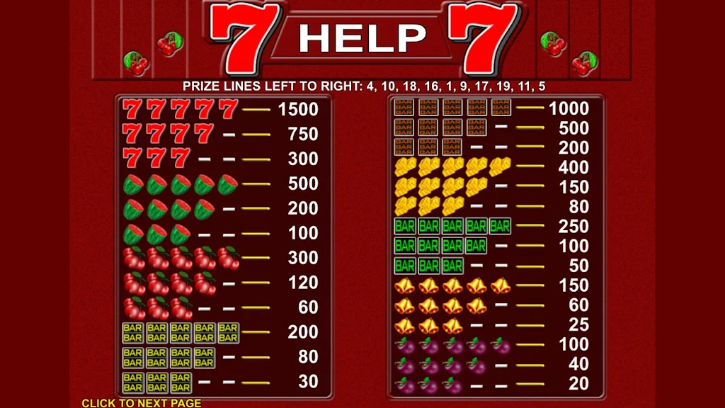 Slot Seven Bingo Screenshot2