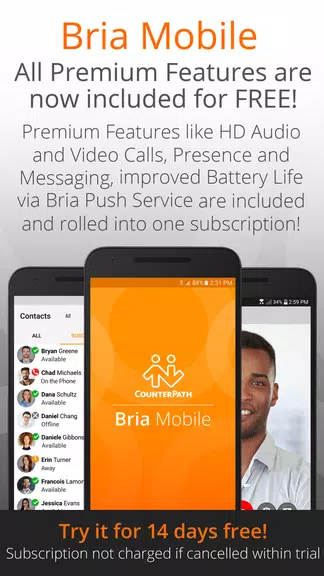 Bria Mobile: VoIP Softphone Screenshot1