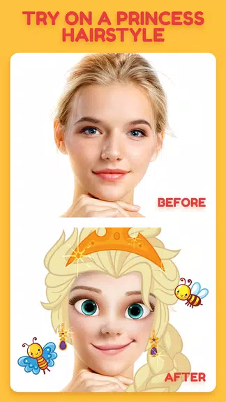 Toon app - princess camera Screenshot2