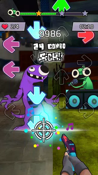 Beat Shooter Night: Rap Battle Screenshot3