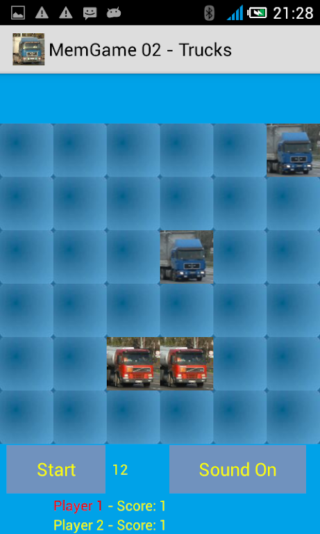 MemGame 02 - Trucks Screenshot3