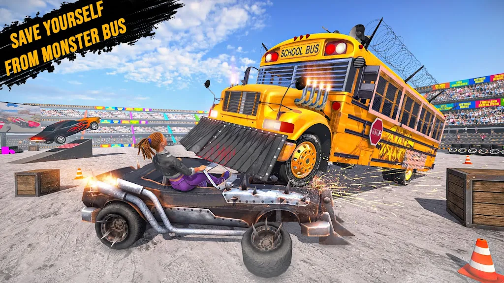 Monster Bus Derby Destruction Screenshot2