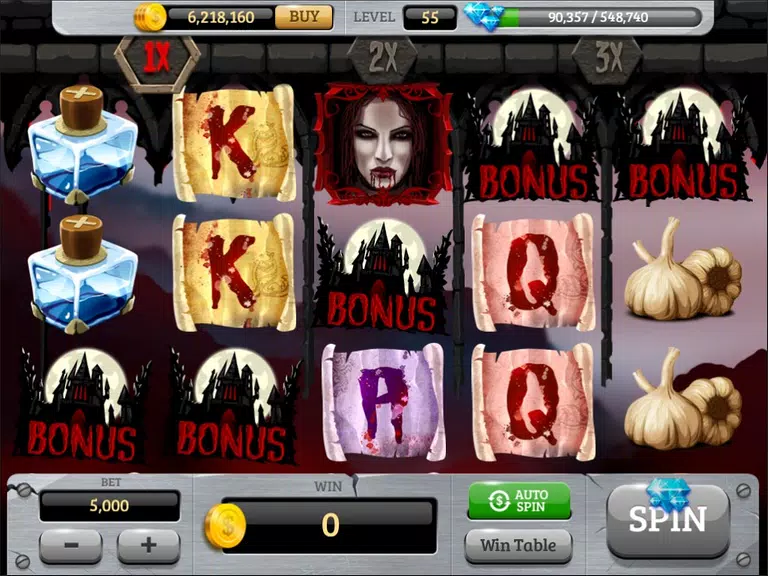 Kiss of the vampire slot Screenshot1