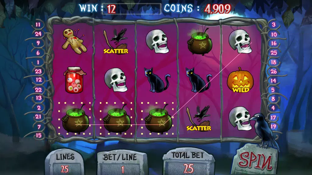 Halloween Fruit Machine Screenshot3