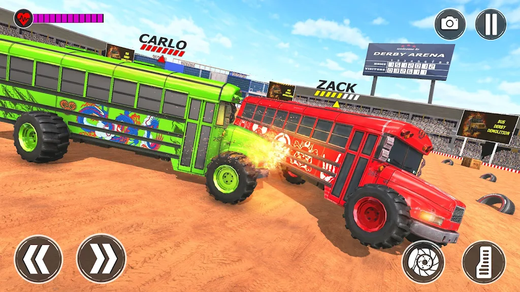 Monster Bus Derby Destruction Screenshot3