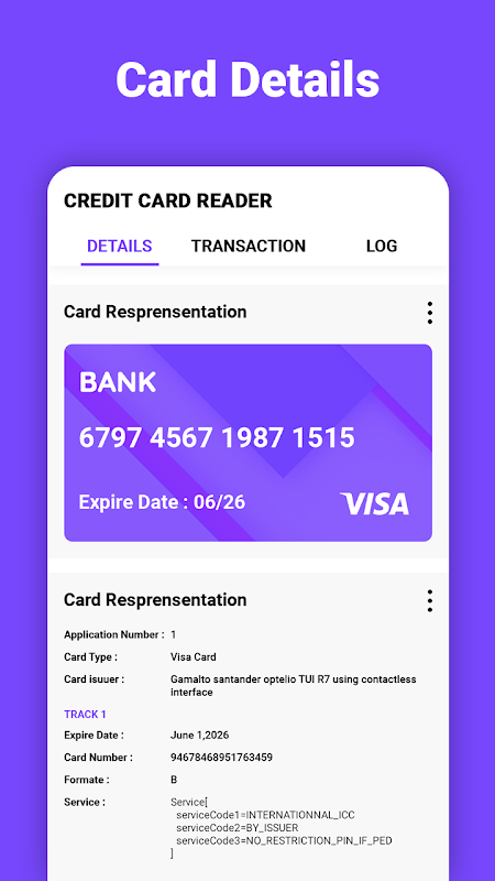 Credit Card Reader NFC Screenshot3