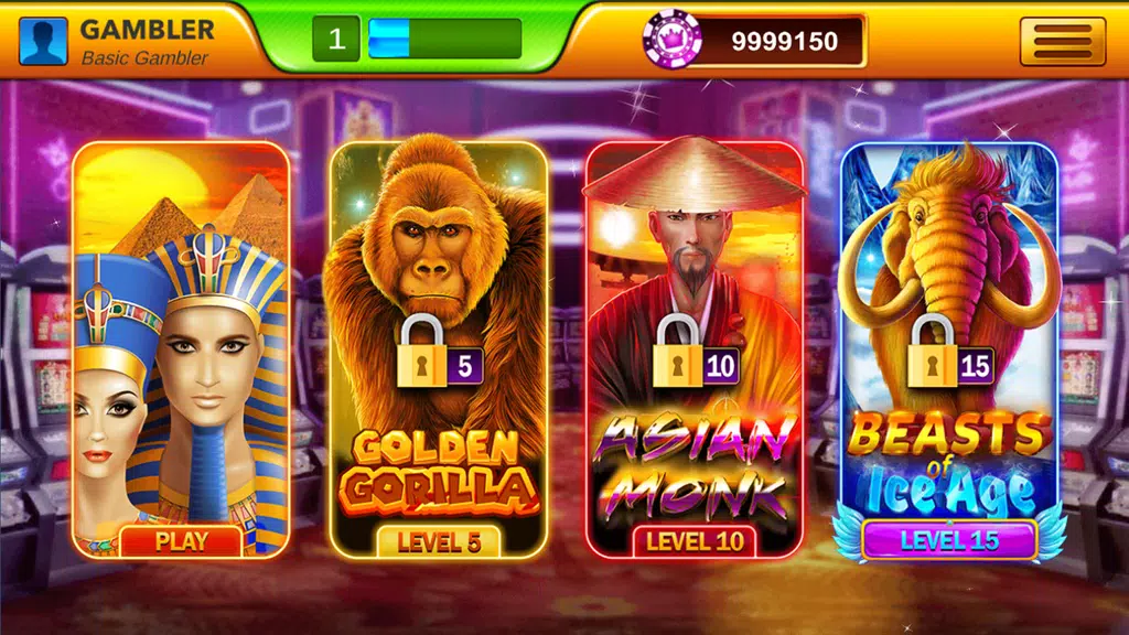 Caesar & Cleopatra Slots Vegas Casino Machines Screenshot2