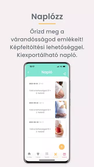 PregHello – terhességi app Screenshot3