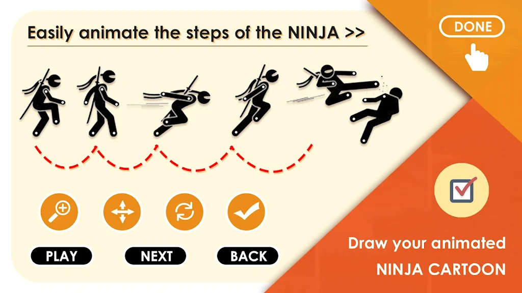 Animated Ninja Cartoon Maker Screenshot2