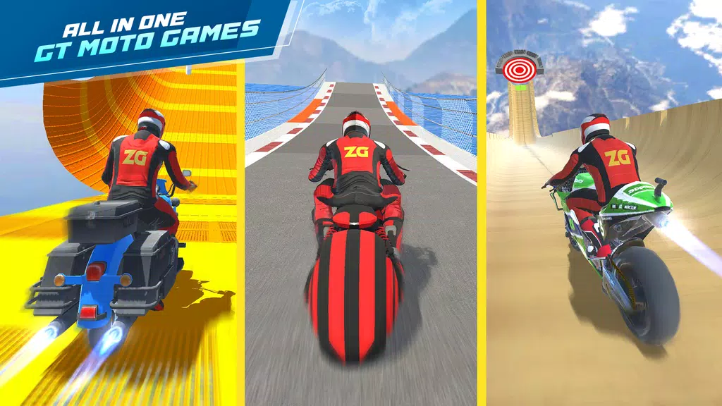 GT Moto Stunt 3D: Driving Game Screenshot3