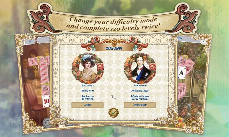 Solitaire Victorian picnic HD Screenshot3