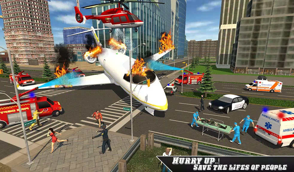 Airplane Fire Fighter  Ambulan Screenshot2