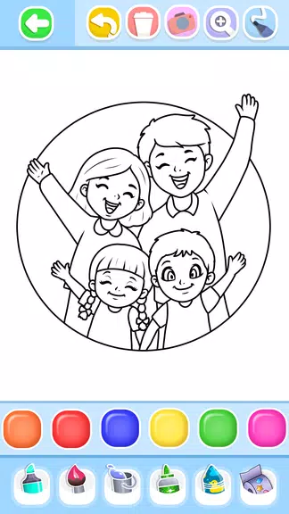 Family Love Coloring Book Screenshot3