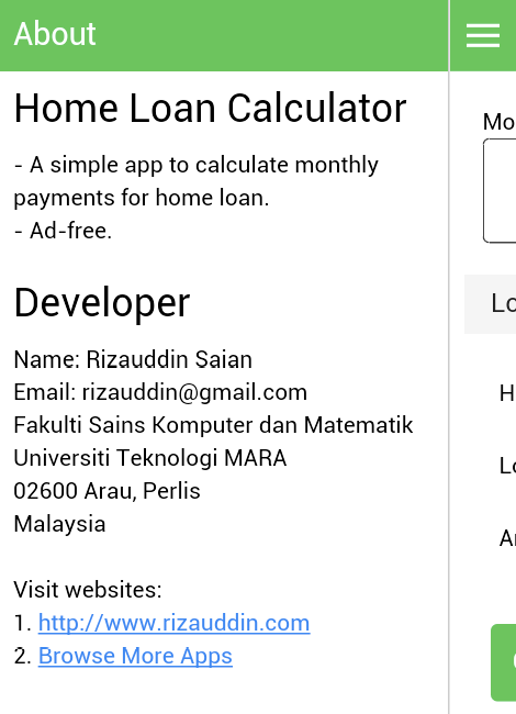 Home Loan Calculator Screenshot3