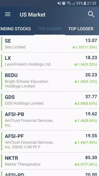 US Stock Market Screenshot1