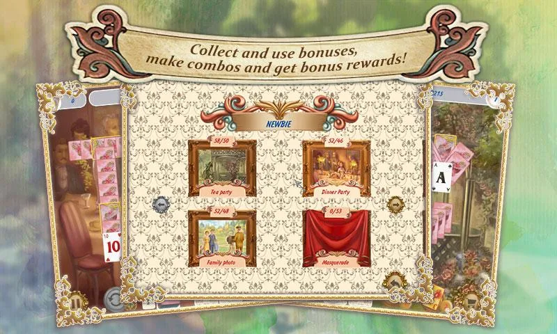 Solitaire Victorian picnic HD Screenshot2