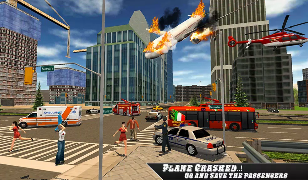 Airplane Fire Fighter  Ambulan Screenshot1