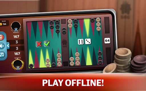 Backgammon - Offline Free Board Games Screenshot2