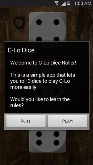 C-Lo Dice Roller Screenshot1