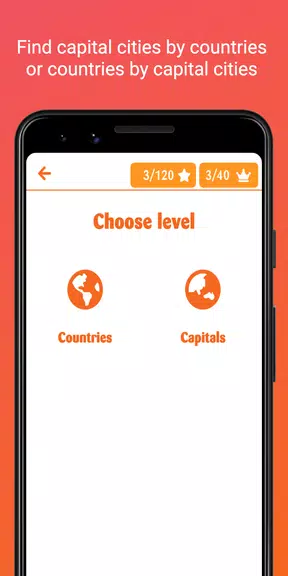 Capitals Game - Capital cities Screenshot4