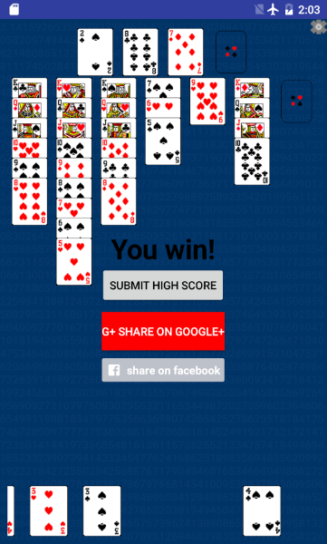 Solitaire 3.14 Screenshot3