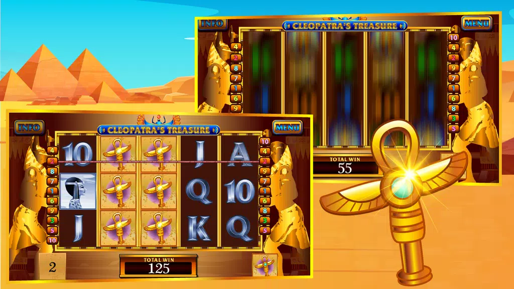 Cleopatras Treasures Slot Screenshot3