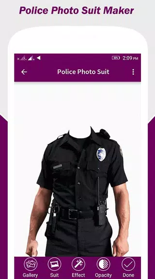 Police Photo Suit Screenshot3