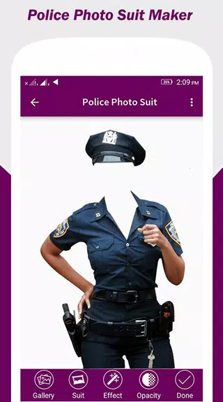 Police Photo Suit Screenshot4