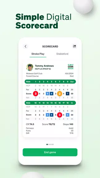 Golf GameBook Scorecard & GPS Screenshot2