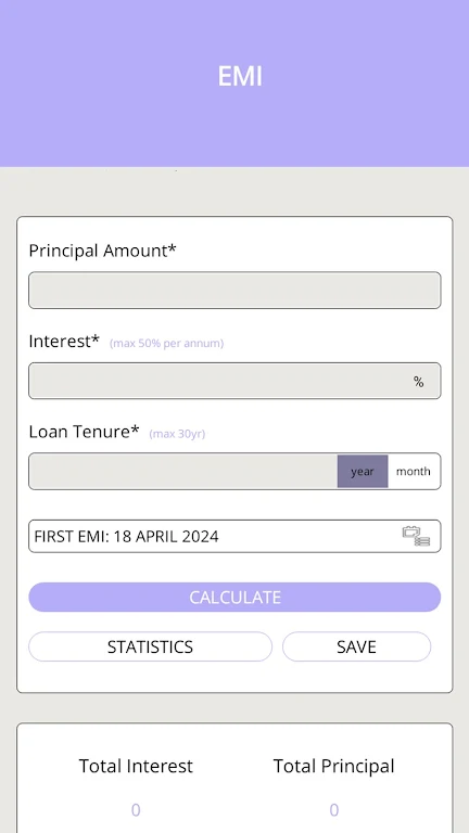 Loan EMI Calculator Screenshot2